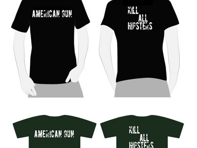 Kill All Hipsters T-Shirt with Devil Digital Download main photo