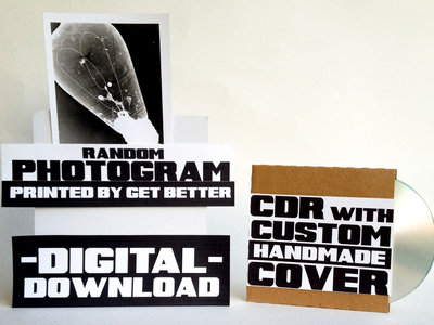 Digital Album + Custom Handmade CDR + Random Photogram printed by Get Better