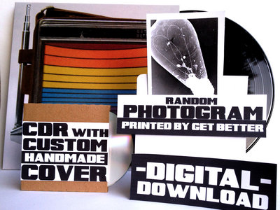 DELUXE! Digital Album + LP + Custom Handmade CDR + Random Photogram printed by Get Better