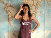 tri-blend cranberry tanktop