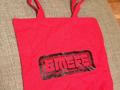 EMEFE Logo Red Tote Bag