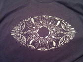 mandala eyes hand screen-printed tee