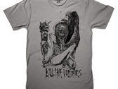 Kill the Vultures: [Black on Grey Shirt]