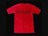 Limited Edition Bikini Kill logo shirt - black on red
