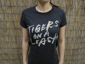 Tigers on a Leash Logo T Shirt (Black)