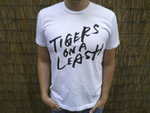 Tigers on a Leash Logo T Shirt (White)