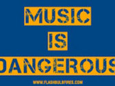 Music Is Dangerous Sticker