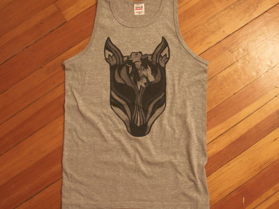 grey mask tank top
