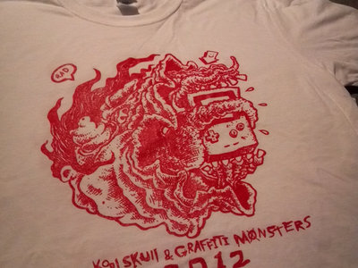 Graffiti Monsters + Kool Skull 2012 tour shirt (size large only)