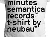 Semantica 5 Years T-shirt by Neubau. SEMANTICA 13B