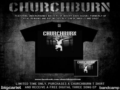 CHURCHBURN T-SHIRT "MENTOR" main photo