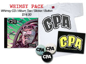 Whimsy CD Pack (Physical CD/CPA Logo Tee/Sticker/Button included)