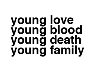 YOUNG LOVE SHIRT // white
