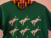 Green Donky Tee with White Print & a Zillion Green Donkys