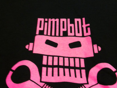 $5 Blowout - PIMPBOT hot pink logo shirt (Men's Small Only)