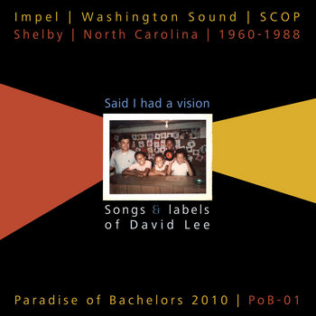 Said I Had a Vision: Songs & Labels of David Lee, 1960-1988 cover art