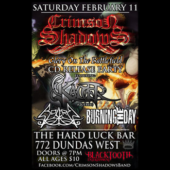 Crimson Shadows CD Release - Toronto cover art