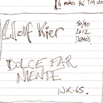 wolf kier: dolce far niente cover art