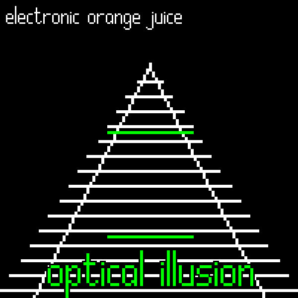 "Optical Illusion" by electronic orange juice - album art