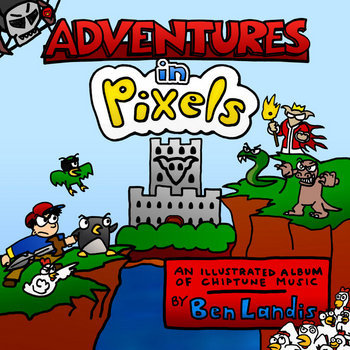 Adventures in Pixels (album+comic) cover art