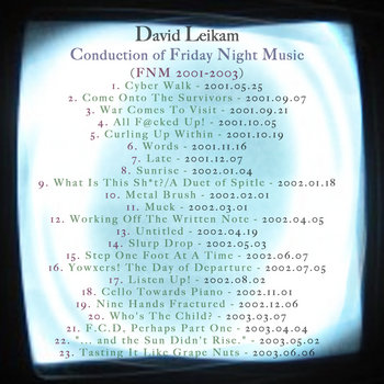 Conduction of Friday Night Music (FNM 2001-2003) cover art