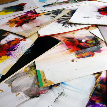 The Tropics EP: Teebs' handpainted edition cover art