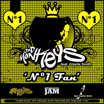 BJ 007 Bad Monkeys feat Gizelle Smith - No1 Fan cover art