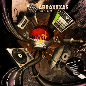 Abraxxxas : 1000 BORNES (Free LP Collectif)) cover art