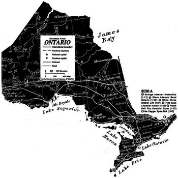 MCR017 - Bloodstains Across Ontario 7" cover art