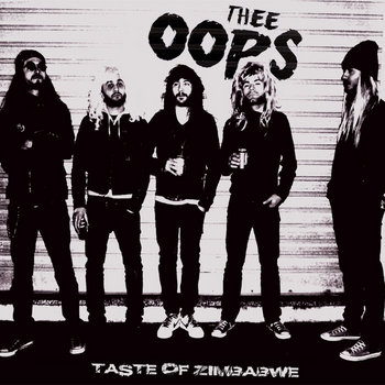 THEE OOPS "Taste Of Zimbabwe" LP cover art