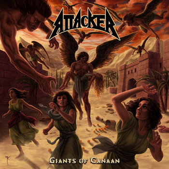 ATTACKER "Giants of Canaan" cover art
