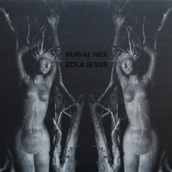 Split LP with Zola Jesus cover art