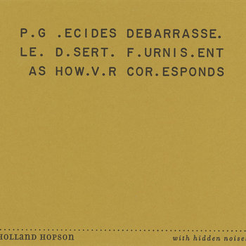 With Hidden Noises cover art