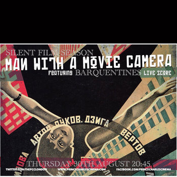 man with a movie camera cover art