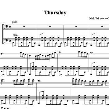 Takenobu Sheet Music cover art