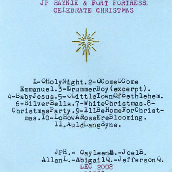 JP Haynie & Fort Fortress Celebrate Christmas cover art
