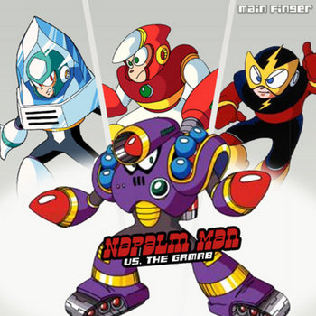 Napalm Man vs. the GRMRB cover art