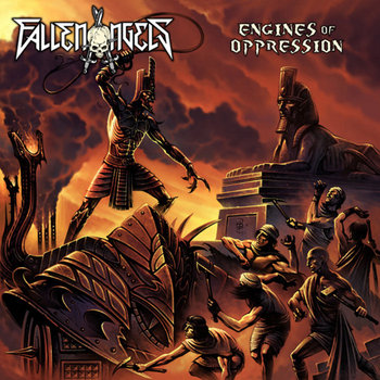 FALLEN ANGELS "Engines Of Oppression" cover art