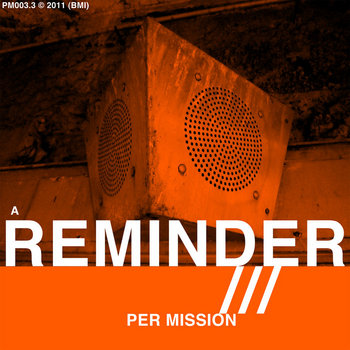A REMINDER (orange) cover art