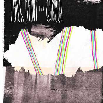 Thick Paint/Qurious Split Cassette '12 cover art