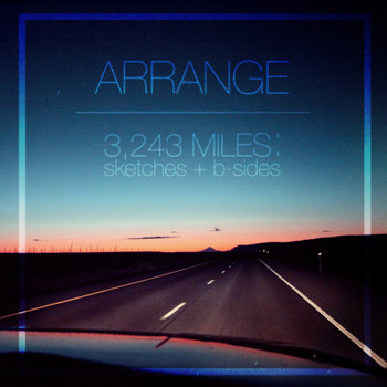 3,243 Miles: sketches + b-sides cover art