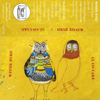 Winnie Byrd & Glass Cake split tape cover art