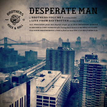 Desperate Man / Benefit Single for Darian Schramm and Cory Perkins cover art