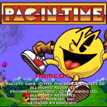 Pac in Time OST (SNES) cover art