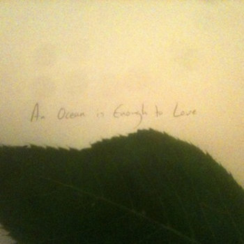 An Ocean Is Enough To Love EP cover art