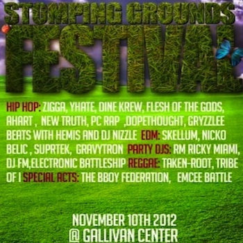 Stomping Grounds Mixtape '12 #801history cover art