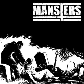 Mansters 7" EP cover art