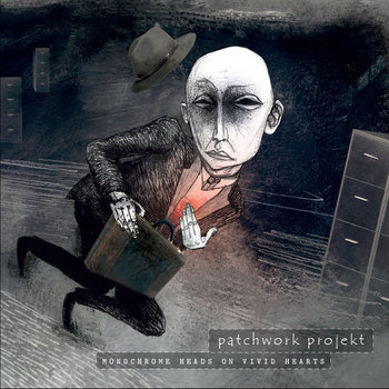 Monochrome heads on vivid hearts cover art