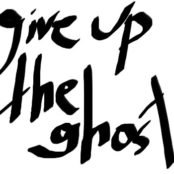 Give up the ghost cover art