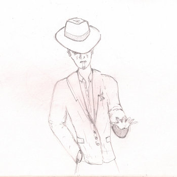Something like a Hound Dog cover art